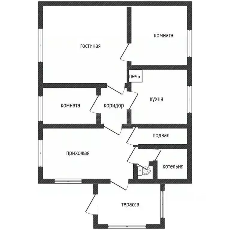 Дом в Смоленская область, Шумячи пгт ул. Окружная, 17 (114 м) - Фото 1