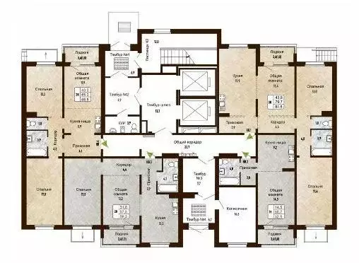 3-к кв. Новосибирская область, Новосибирск Рельефная ул., 106 (81.5 м) - Фото 2