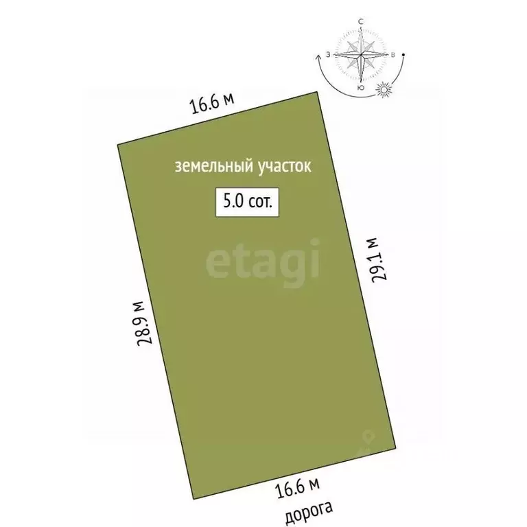 Участок в Ростовская область, Азовский район, Елизаветинское с/пос, ... - Фото 2