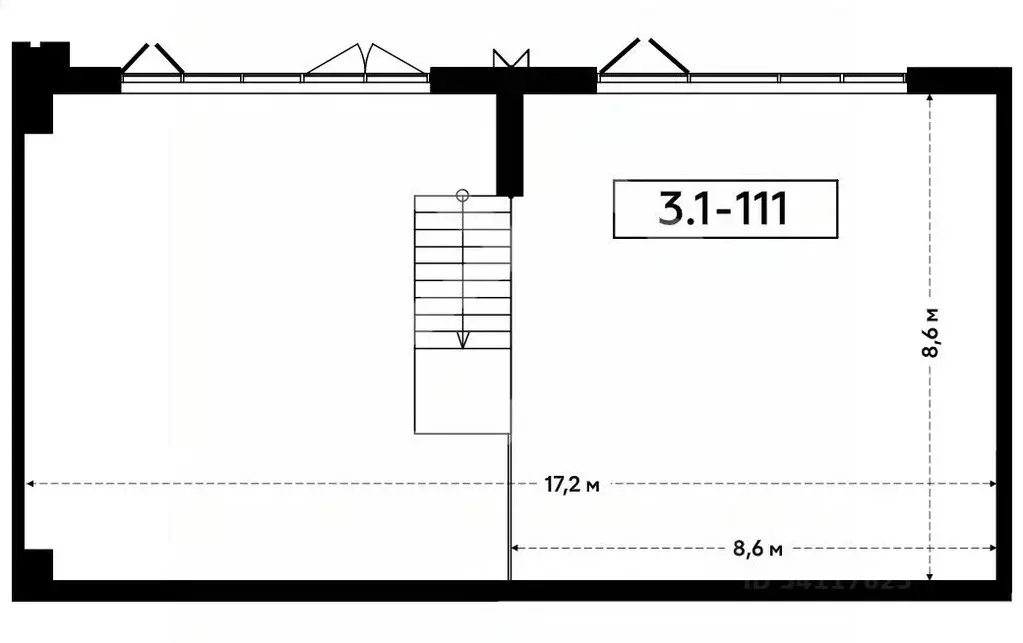 Помещение свободного назначения в Москва БК Прокшино тер., 3 (147 м) - Фото 2