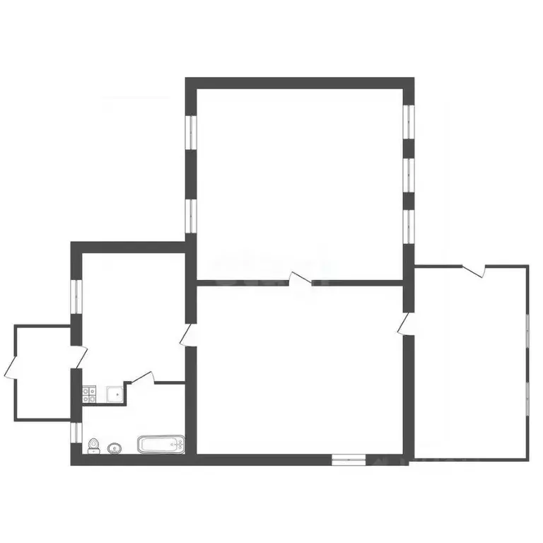 Дом в Тульская область, Веневский муниципальный округ, д. Анишино ул. ... - Фото 1