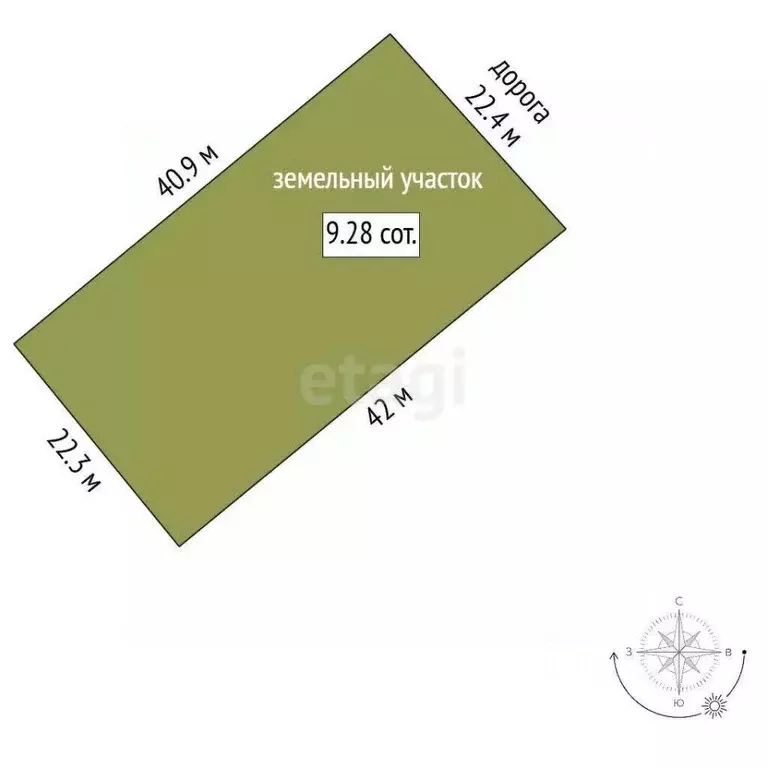 Участок в Крым, Симферопольский район, Мирновское с/пос, с. Белоглинка ... - Фото 2