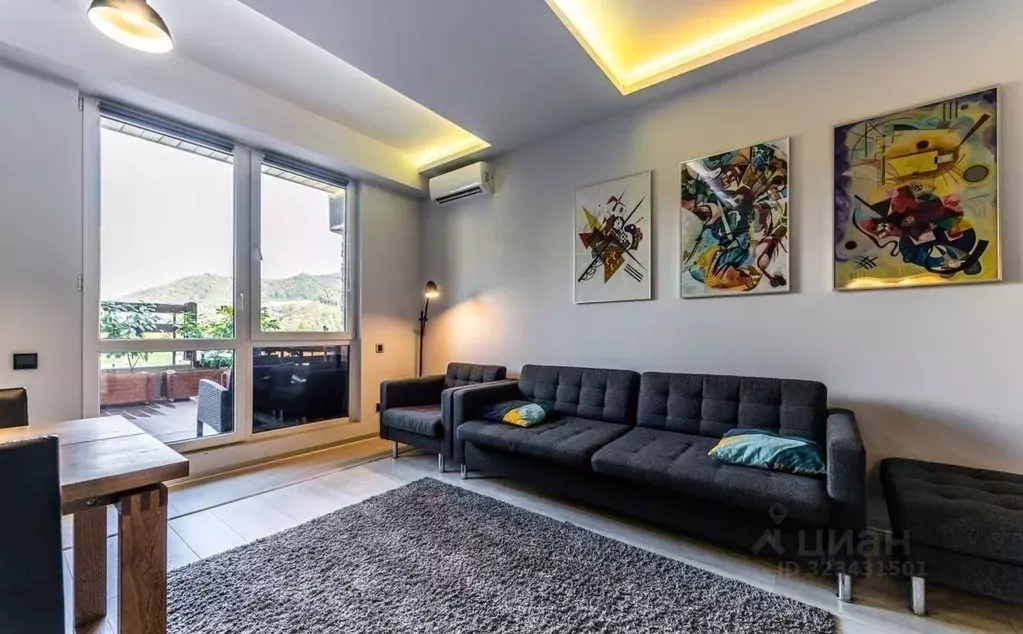 2-к кв. Краснодарский край, Сочи Красная Поляна пгт, ул. Калиновая, 9 ... - Фото 2