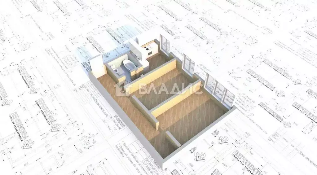 2-к кв. Иркутская область, Ангарск 6А мкр, 13Б (48.0 м) - Фото 1