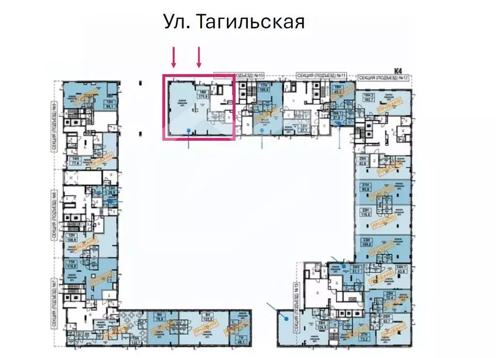 Помещение свободного назначения в Москва Тагильская ул., 2к1 (176 м) - Фото 2