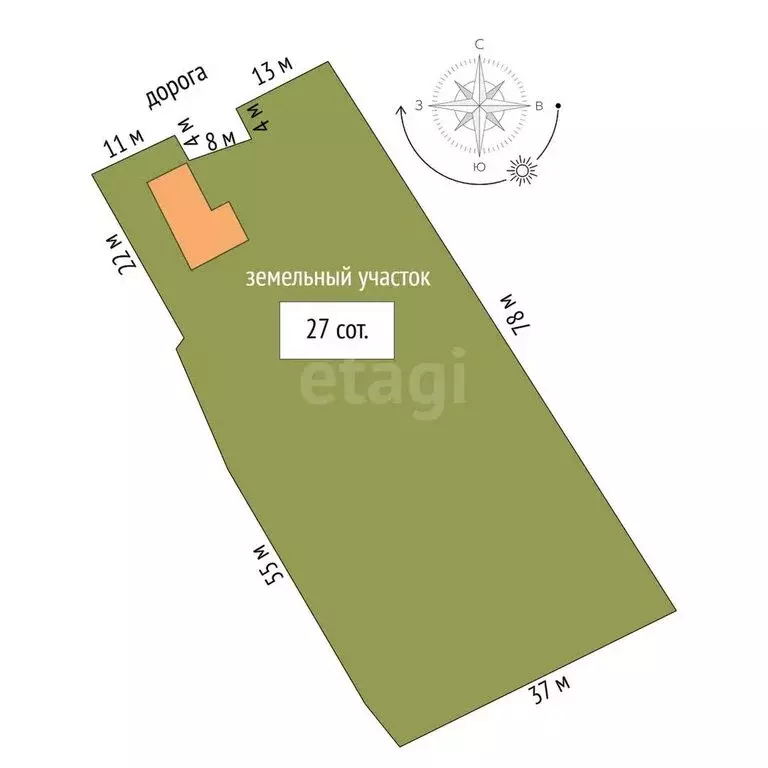 Дом в Челябинская область, Троицкий муниципальный округ, село ... - Фото 1