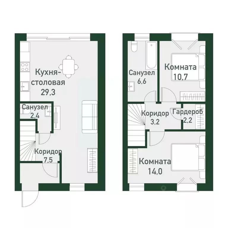 2-к кв. Челябинская область, Челябинский городской округ, пос. ... - Фото 1