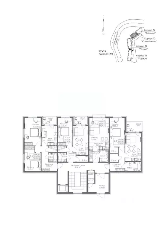 Студия Ленинградская область, Выборг проезд Рельефный, 4 (29.69 м) - Фото 2