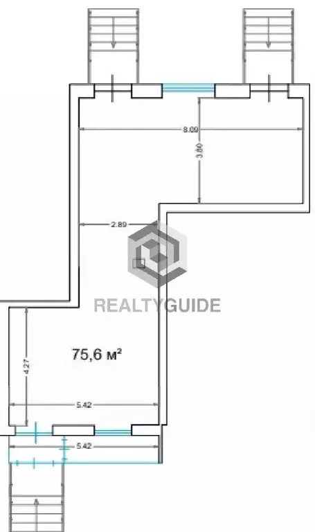 Помещение свободного назначения в Москва просп. Андропова, 30 (76 м) - Фото 1
