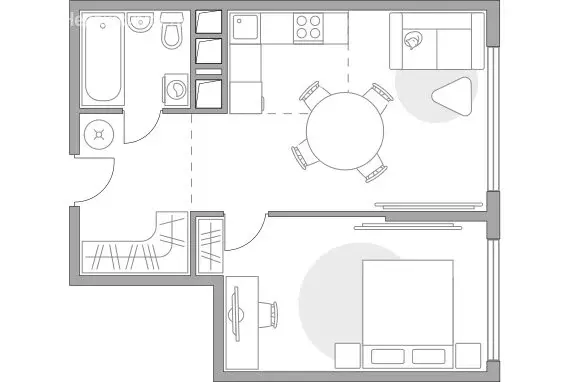 2-комнатная квартира: Долгопрудный, микрорайон Гранитный, жилой ... - Фото 1