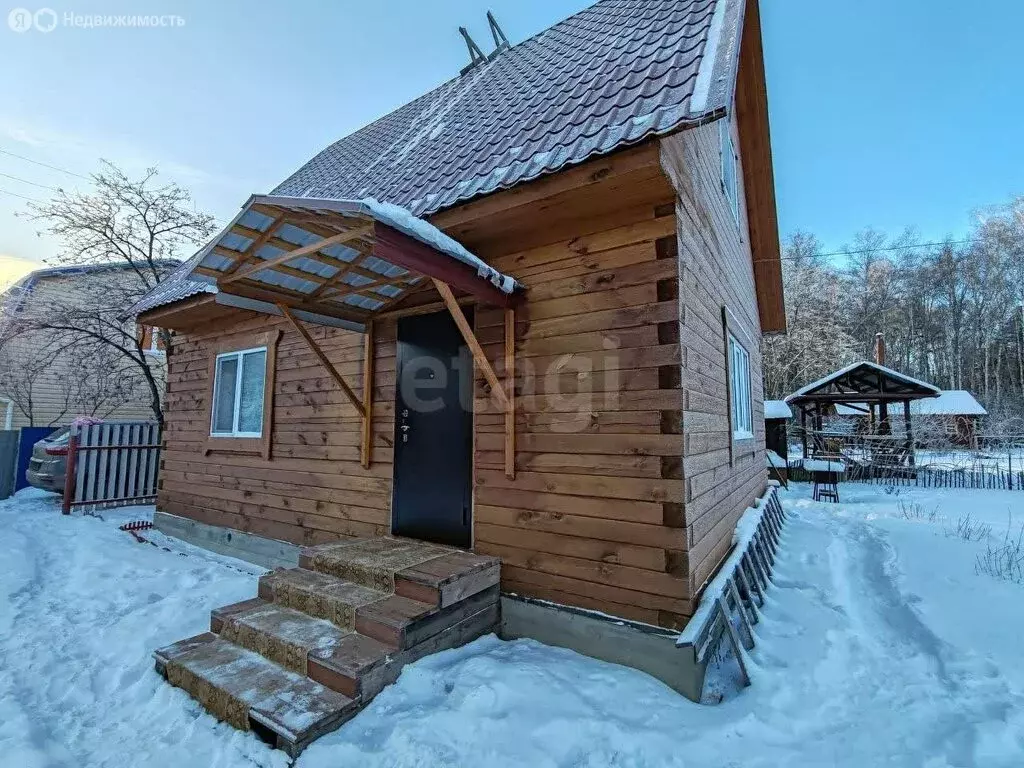 Дом в Тюменский район, СНТ Заря, Центральная улица (80 м) - Фото 1