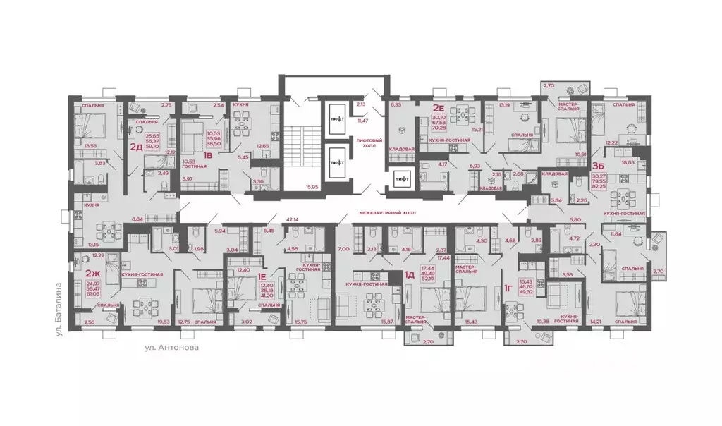1-к кв. Пензенская область, Пенза Микрорайон Новобережье жилой ... - Фото 2
