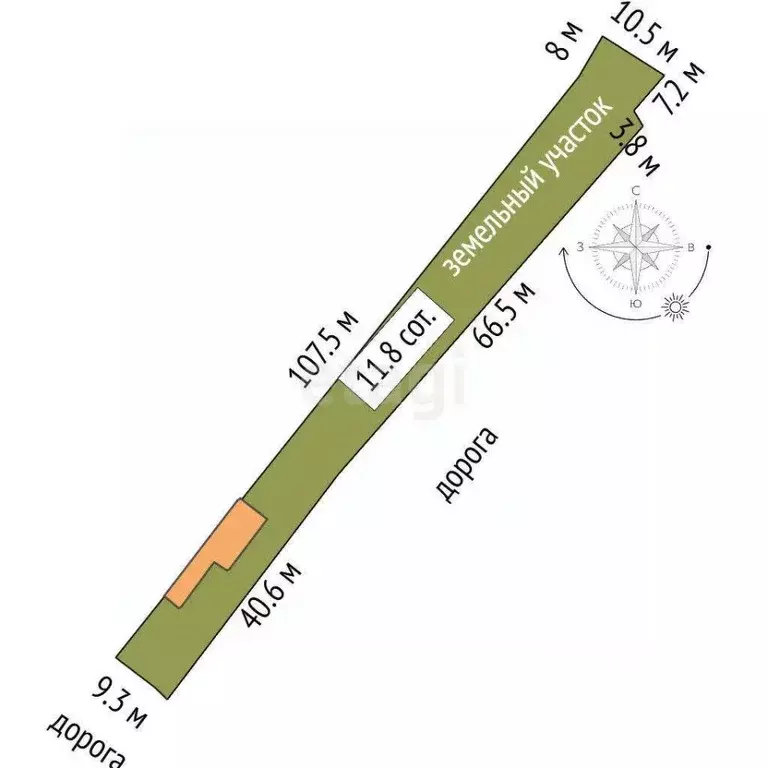 Участок в Москва Новосходненское ш. (11.84 сот.) - Фото 1