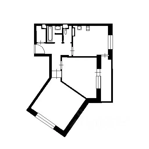 2-к кв. Воронежская область, Воронеж ул. Летчика Колесниченко, 65А ... - Фото 2