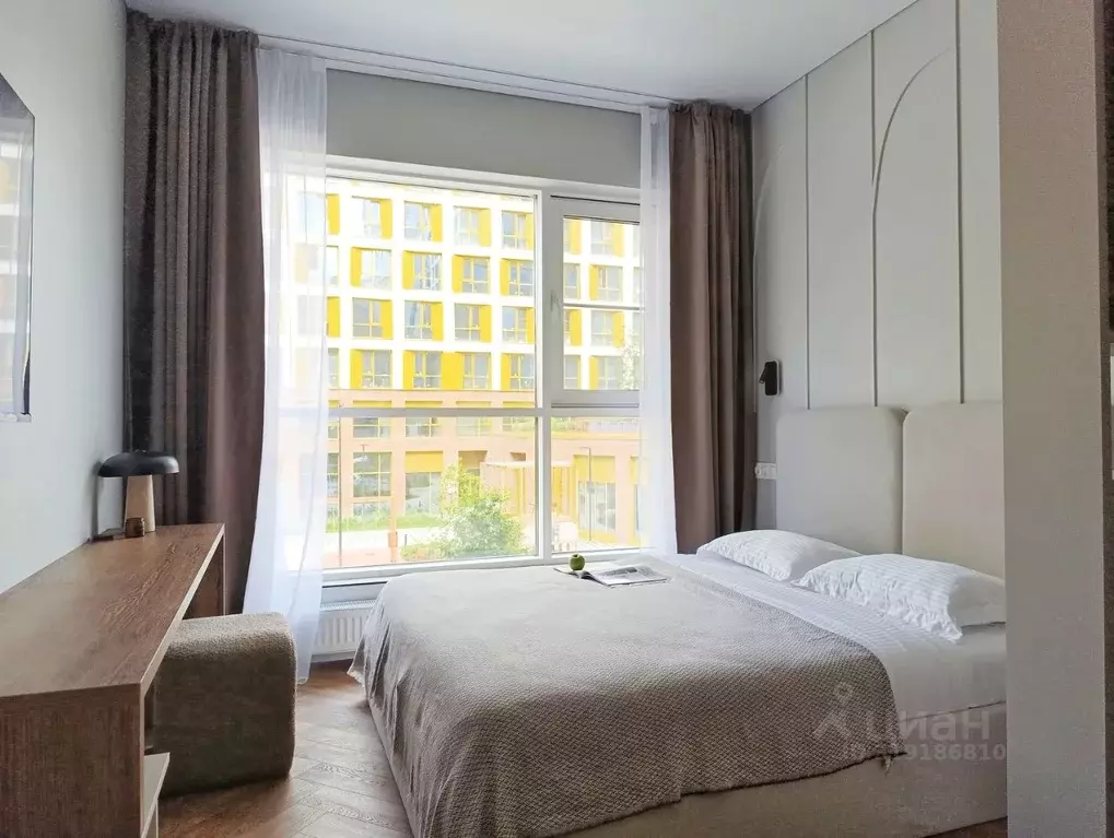 Студия Москва ул. Мустая Карима, 12 (29.5 м) - Фото 1