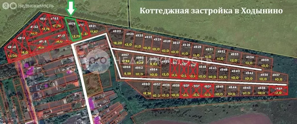 Участок в Рыбное, улица Матюхина, 60 (12.75 м) - Фото 1