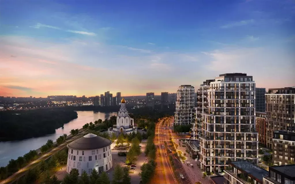 1-к кв. Москва Вивальди кв-л, Клубный Город на Реке Примавера жилой ... - Фото 1