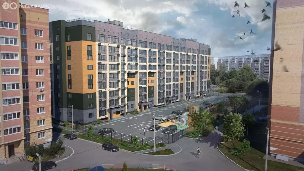 2-комнатная квартира: Йошкар-Ола, Красноармейская улица, 122В (70.46 ... - Фото 1