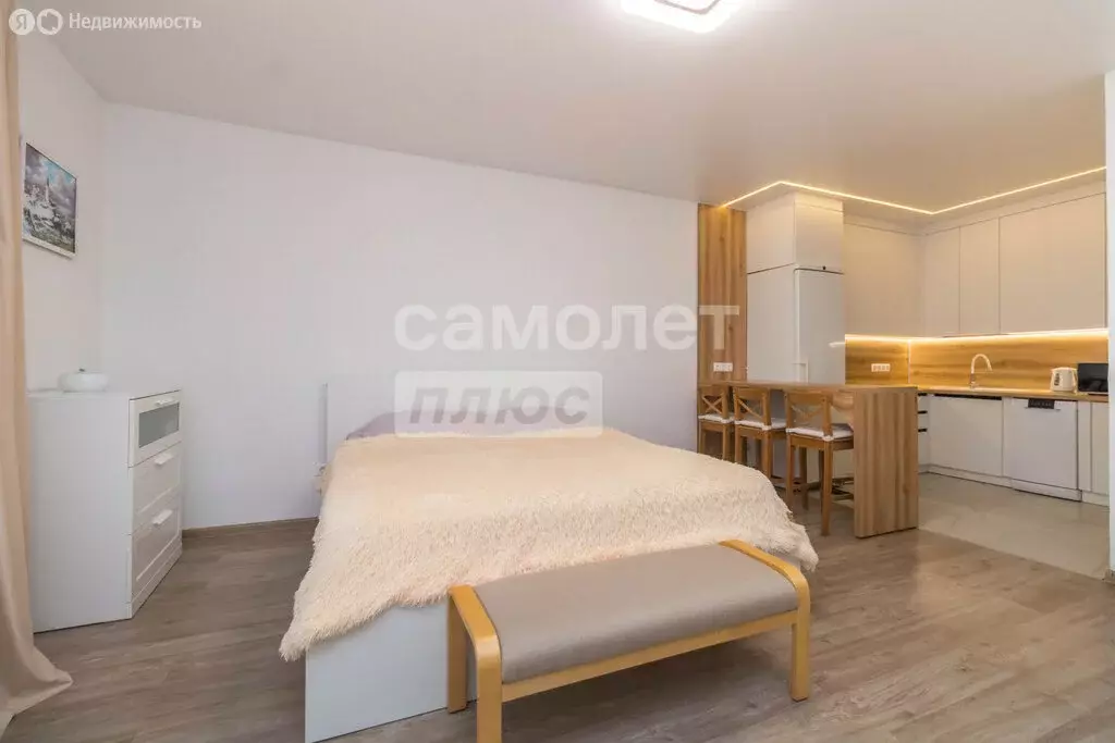 Квартира-студия: Уфа, Бакалинская улица, 21 (41.1 м) - Фото 1