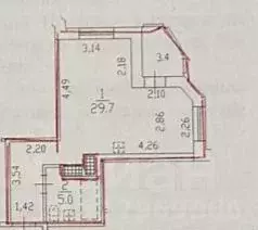 Студия Санкт-Петербург Выборгское ш., 17к4 (34.7 м) - Фото 0