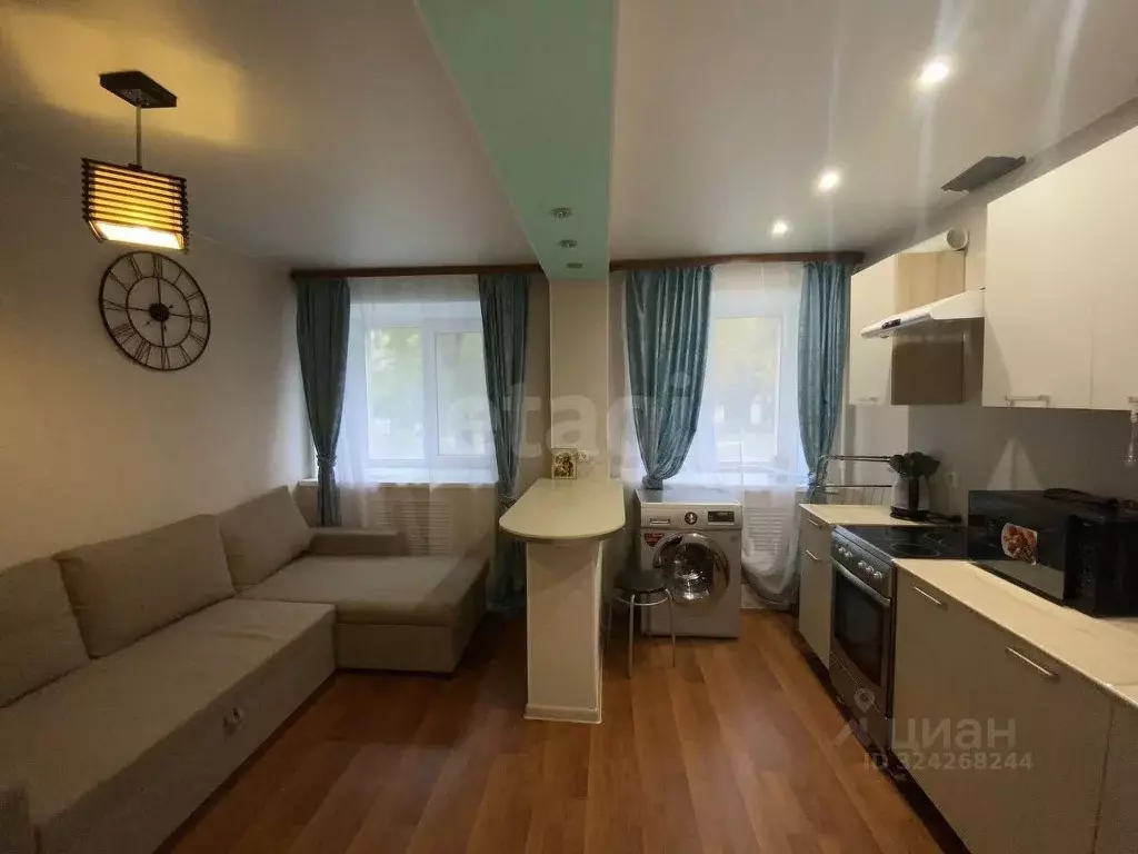 Студия Тюменская область, Тюмень ул. Беляева, 23/1 (20.7 м) - Фото 2