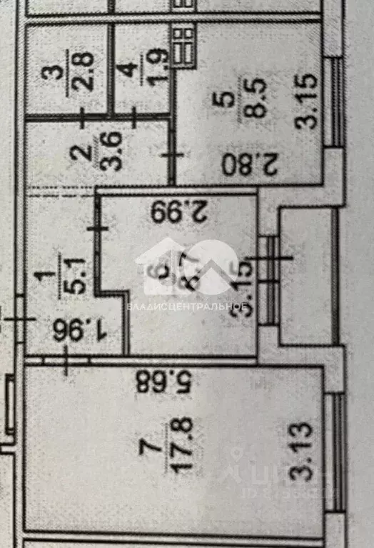 2-к кв. Новосибирская область, Новосибирск Степная ул., 262Б (48.4 м) - Фото 1