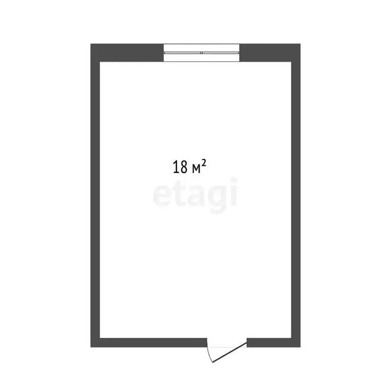 1к в -комнатной квартире (18 м) - Фото 1