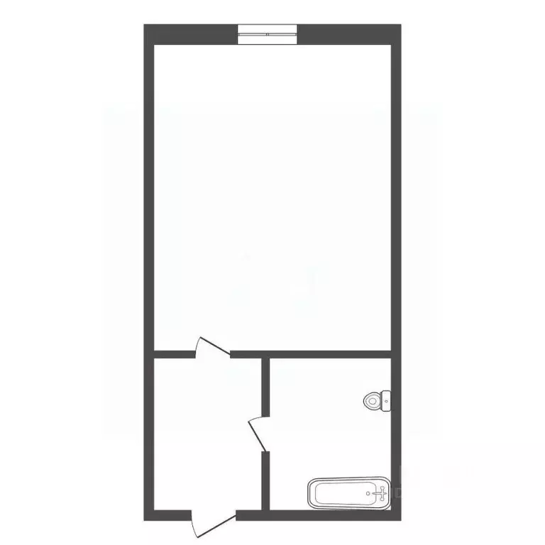 Студия Амурская область, Благовещенск Нагорная ул., 5/3 (21.0 м) - Фото 2