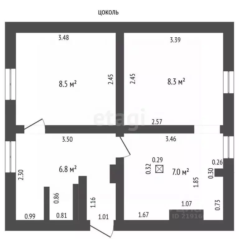 Дом в Калининградская область, Гурьевский муниципальный округ, пос. ... - Фото 1