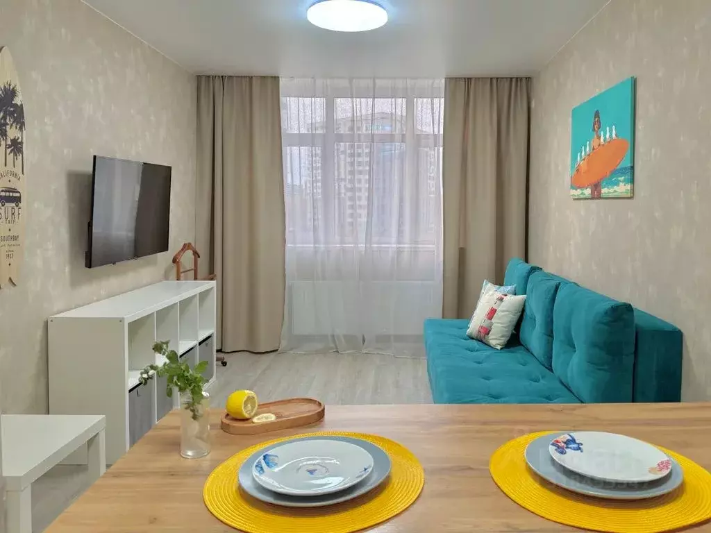 Студия Тюменская область, Тюмень ул. Первооткрывателей, 10 (25.0 м) - Фото 1