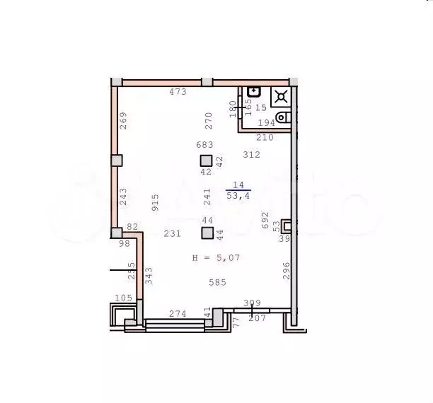 Аренда, Офис, 57м2 - Фото 0