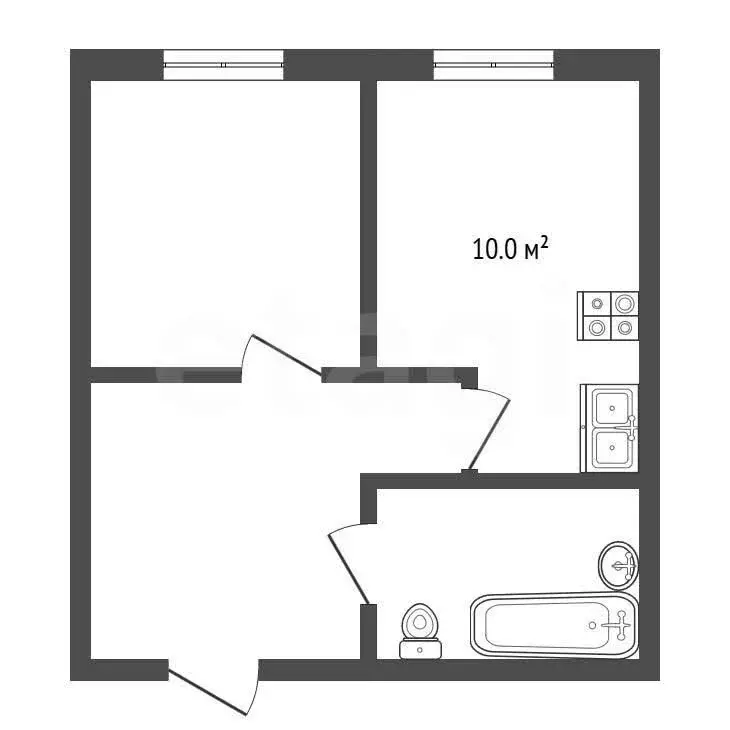 1-комнатная квартира: Нальчик, улица Атажукина, 11 (60.1 м) - Фото 1