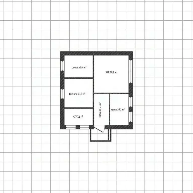 Дом в Адыгея, Майкоп Тульская ул. (63 м) - Фото 2