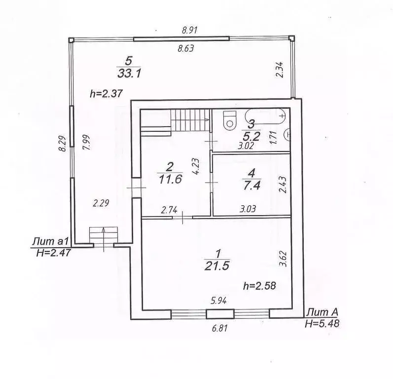 Дом в Тверская область, Осташков пер. Литвиненко, 53 (80 м) - Фото 2