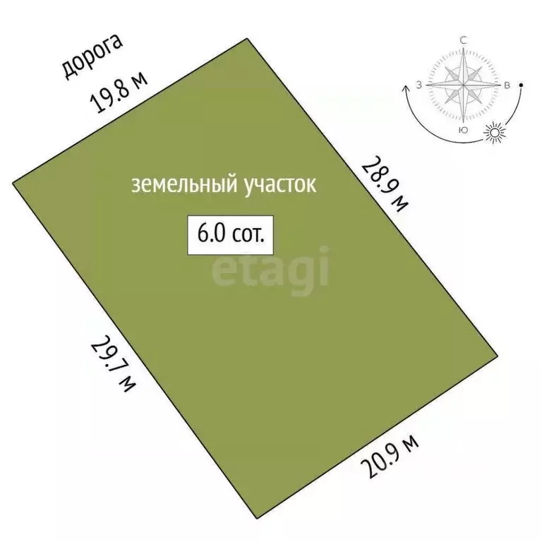 Участок в Тюменская область, Тюмень Яблонька садовое товарищество, ул. ... - Фото 1