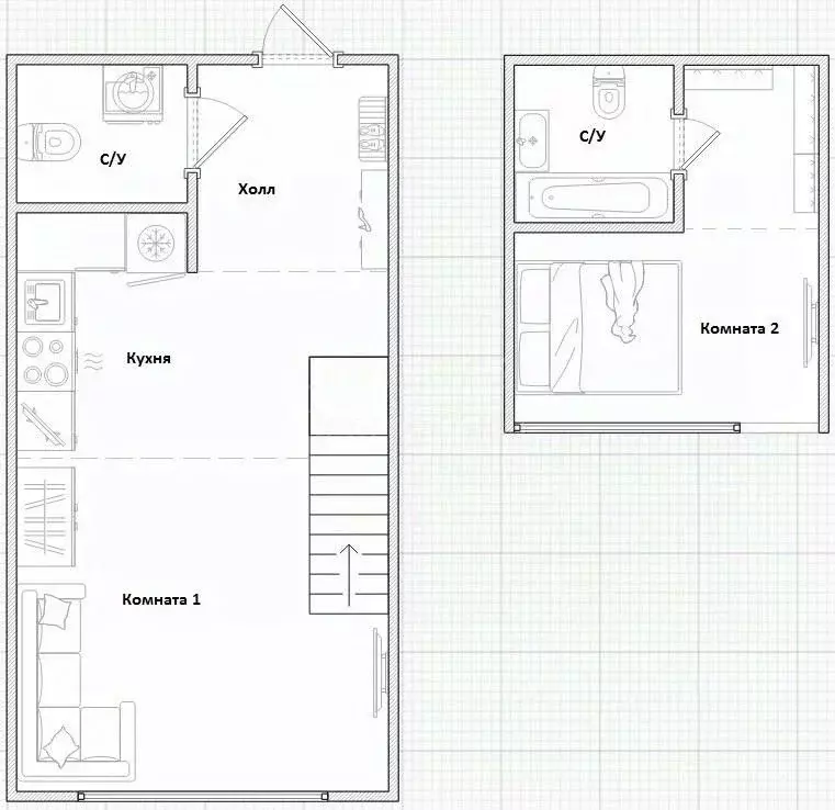 2-к кв. Москва ул. Перерва, 16 (40.5 м) - Фото 2