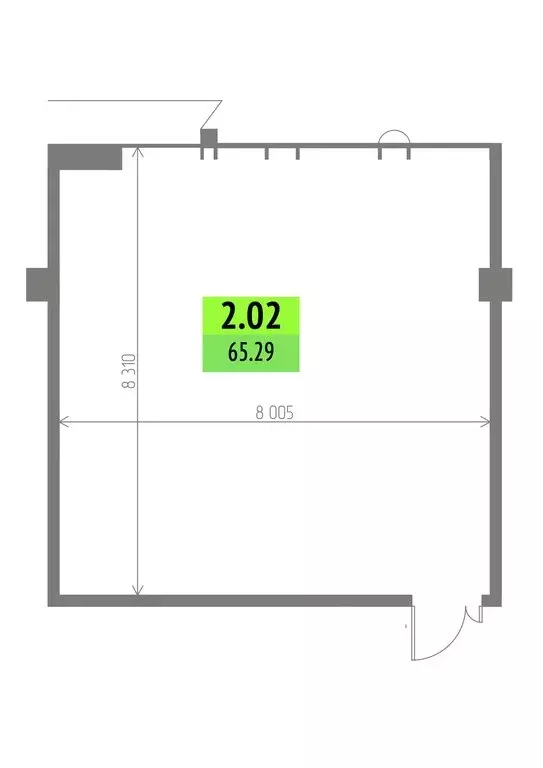 Офис (65.29 м) - Фото 2