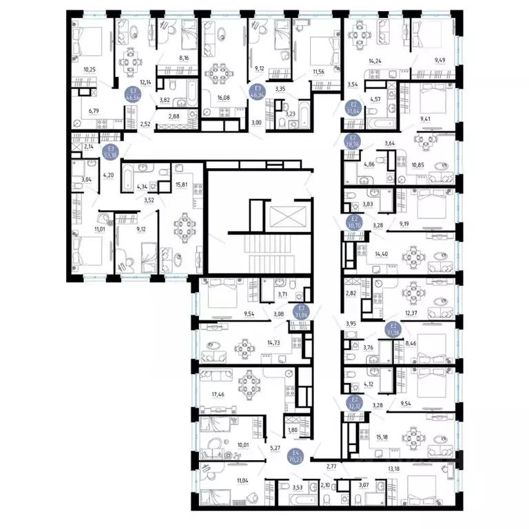 1-к кв. Рязанская область, Рязань 9-10-й кв-л,  (31.36 м) - Фото 1