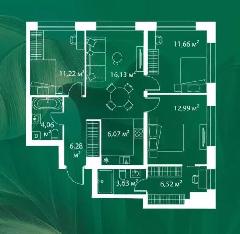 Продаётся 3-к квартира, 78 м - Фото 1