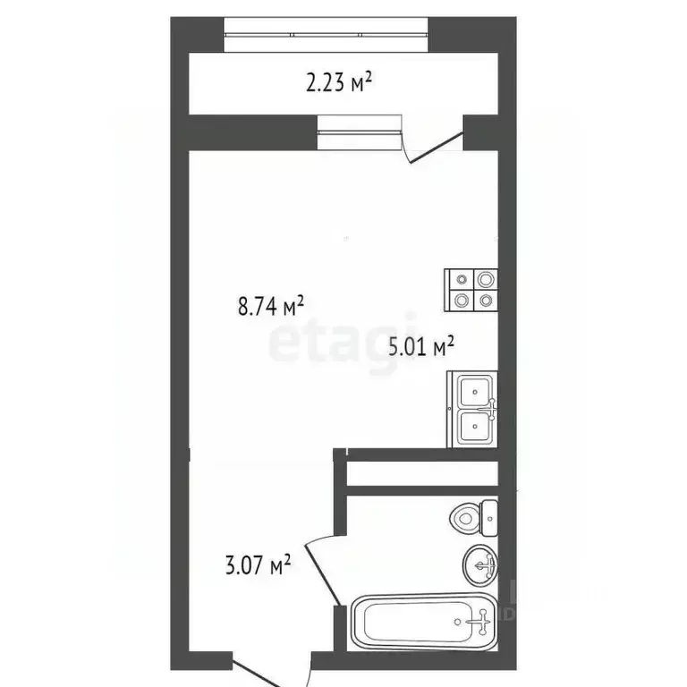 Студия Мордовия, Саранск ул. Анны Лусс, 7В (22.7 м) - Фото 1