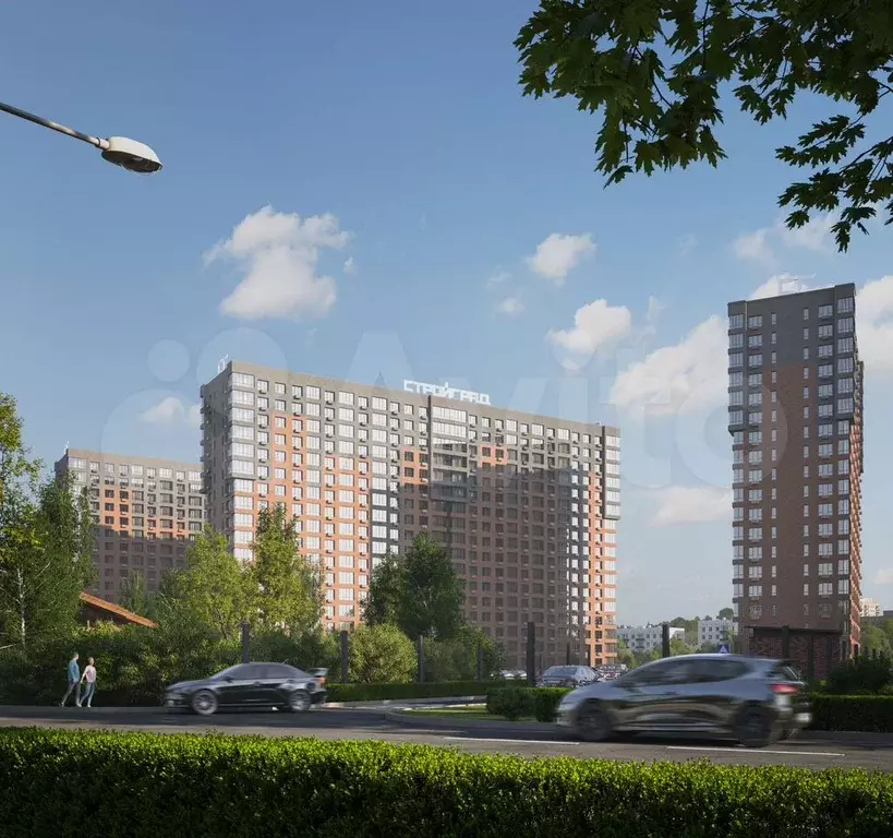 1-к. квартира, 38,5 м, 18/19 эт. - Фото 1