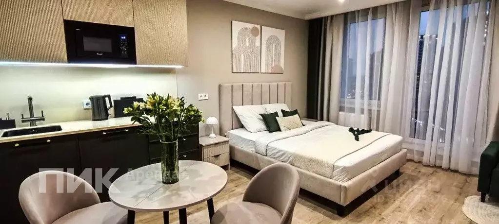 Студия Москва Новоостаповская ул., 20 (27.0 м) - Фото 1