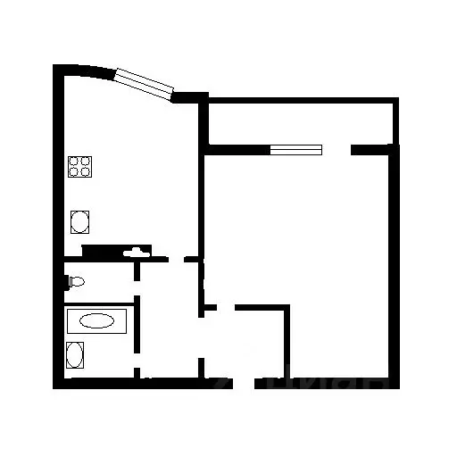 1-к кв. Санкт-Петербург Ново-Александровская ул., 14 (39.8 м) - Фото 2