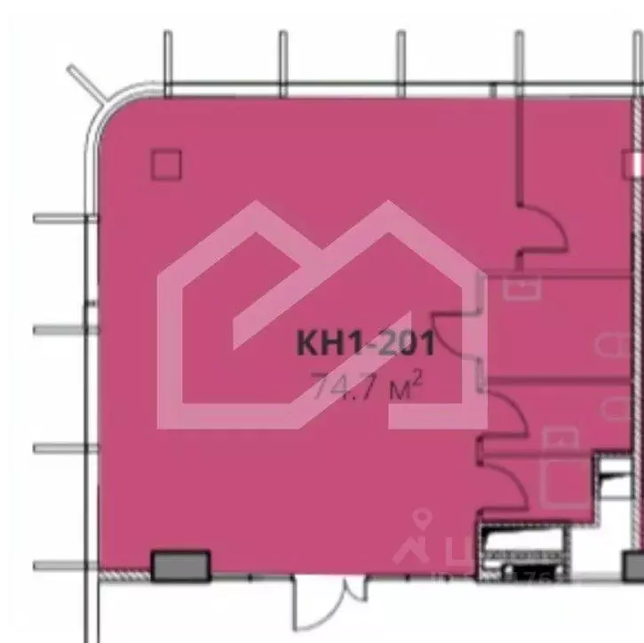 Торговая площадь в Москва ул. Гастелло, 30 (75 м) - Фото 2