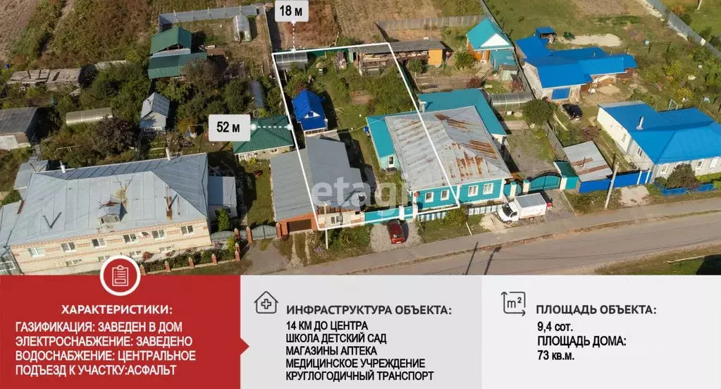 Дом в Тюменская область, Тюменский муниципальный округ, с. Ембаево ул. ... - Фото 1