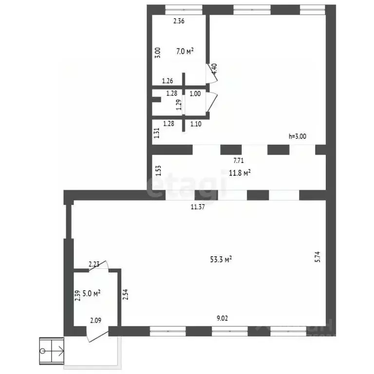 Помещение свободного назначения в Ярославская область, Углич Ленинское ... - Фото 1