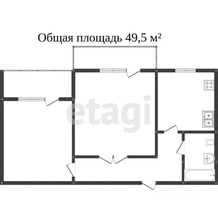 2-к кв. Ростовская область, Ростов-на-Дону Северный мкр, ул. ... - Фото 1