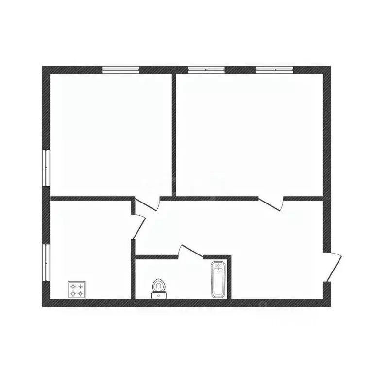 2-к кв. Смоленская область, Смоленск Витебское ш., 56 (60.2 м) - Фото 2