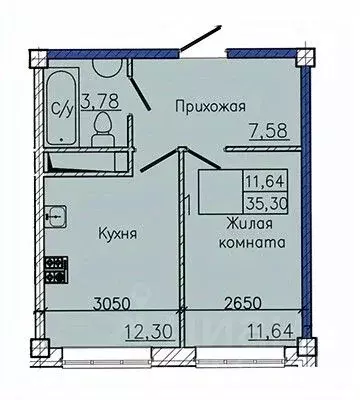1-к кв. Ставропольский край, Пятигорск ул. Ермолова, 28А (35.3 м) - Фото 1
