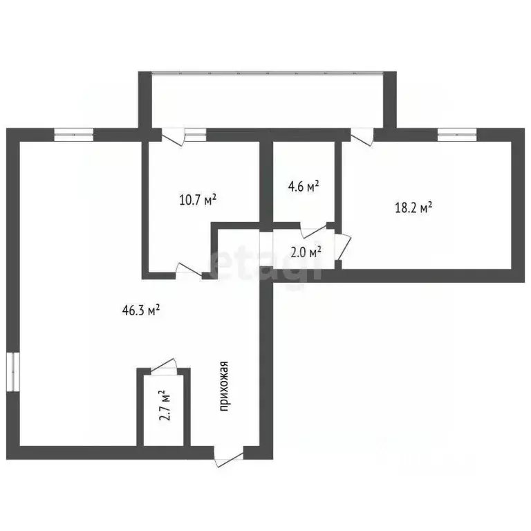 3-к кв. Воронежская область, Воронеж ул. Шукшина, 18 (83.8 м) - Фото 1